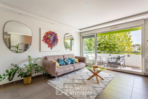 Appartement rénové avec terrasse coeur Montchat
