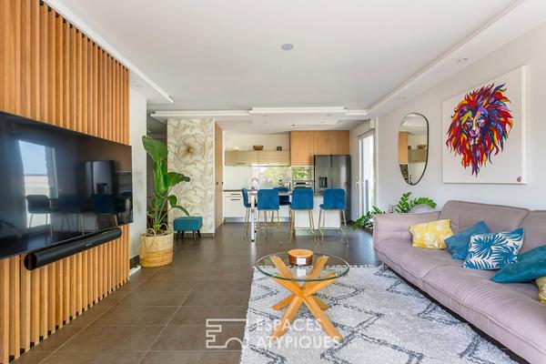 Appartement rénové avec terrasse coeur Montchat