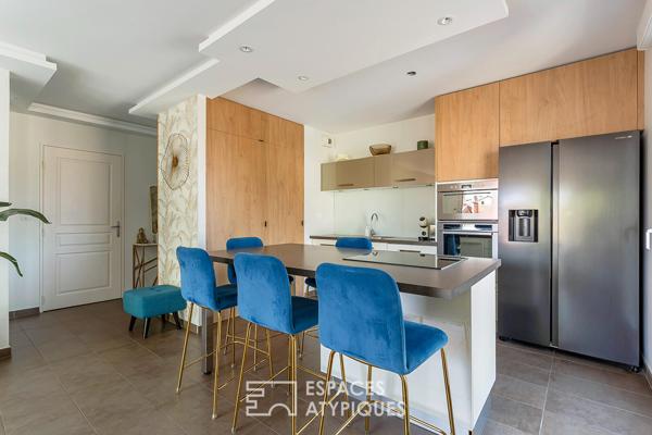 Appartement rénové avec terrasse coeur Montchat