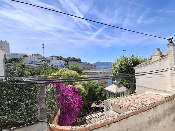 13007 ANSE DE DE LA FAUSSE MONNAIE studio tout équipé avec mezzanine à 100 mètres de la mer