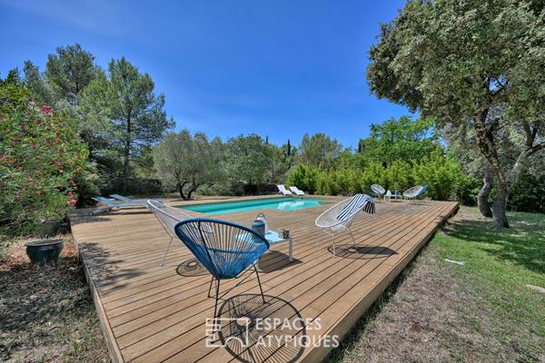 Villa contemporaine de plain-pied au coeur d’un écrin de verdure