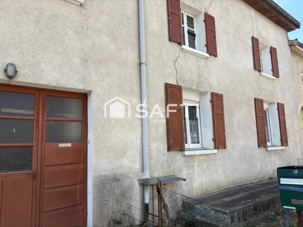maison de 80 m²  avec 3 chambres avec un terrain de 537 m² dans un village a 5 minutes de vittel