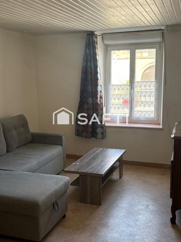 maison de 80 m²  avec 3 chambres avec un terrain de 537 m² dans un village a 5 minutes de vittel