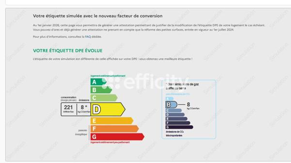 Appartement 2 pièces - 39 m² Exclusivité efficity