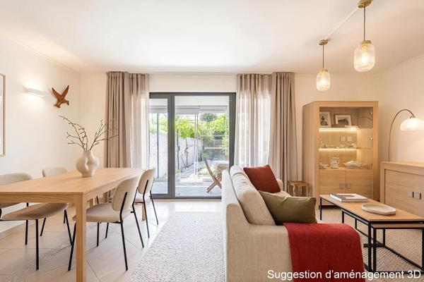 Appartement esprit « Villa » avec véranda et grand jardin à St Laurent-du-Var