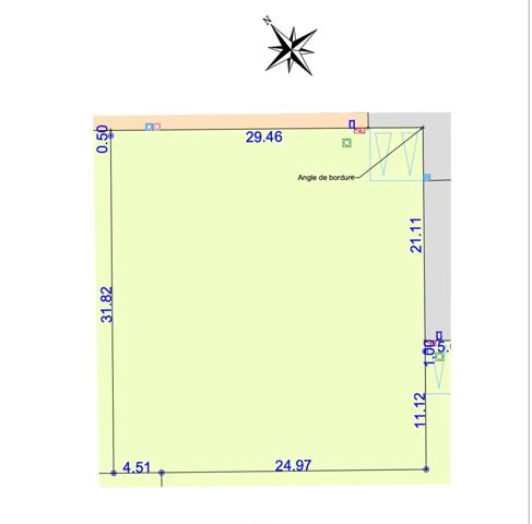 Terrain constructible et viabilisé à vendre de 952 m² proche de MONTAUBAN