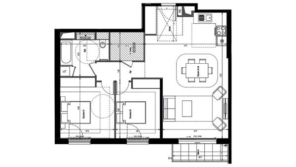Appartement à vendre 3 pièces 76 m² Vanves