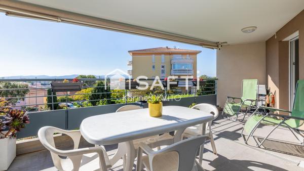 T2 vue dégagée sans travaux à 500 m du centre-ville