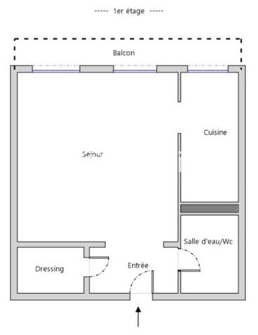 Charmant studio plein sud avec balcon et cave – Proche RER A et future ligne 15