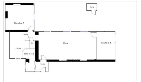 Paris 3ème, Appartement 2 Chambres -  74 m² à vendre
