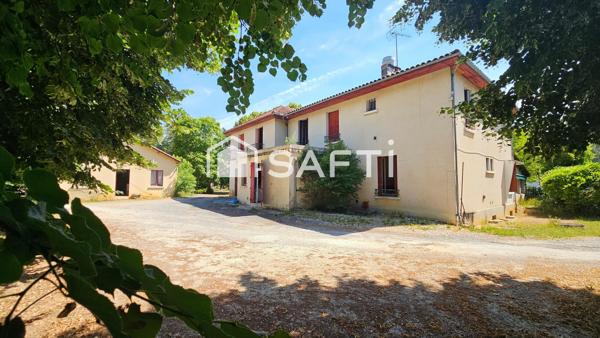 Bel ensemble immobilier de 420m² avec parc arboré 13 600m²  - St Georges de Montclard