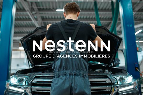 A VENDRE local commercial de 300 m2 sur un axe passant  du pays Vannetais
