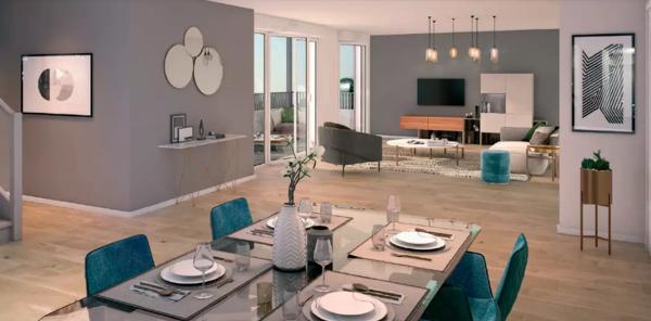 Appartement Neuf T2 de 43,93 m² + Loggia + Parking à Toulouse