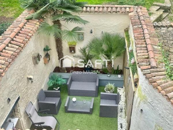 MAISON EN PIERRE 4 CHAMBRES AVEC GARAGE A SAINT MAIXENT L'ECOLE !