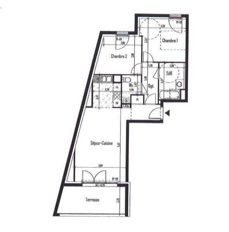 Appartement 3 pièces - 44120 Vertou