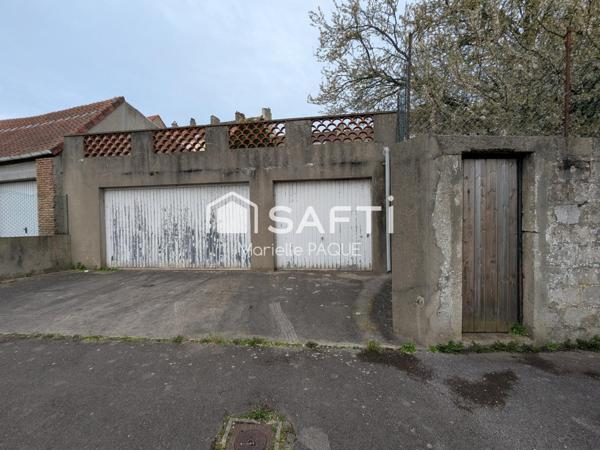 LOT DE 2 GARAGES SUR UNE PARCELLE DE 150M²