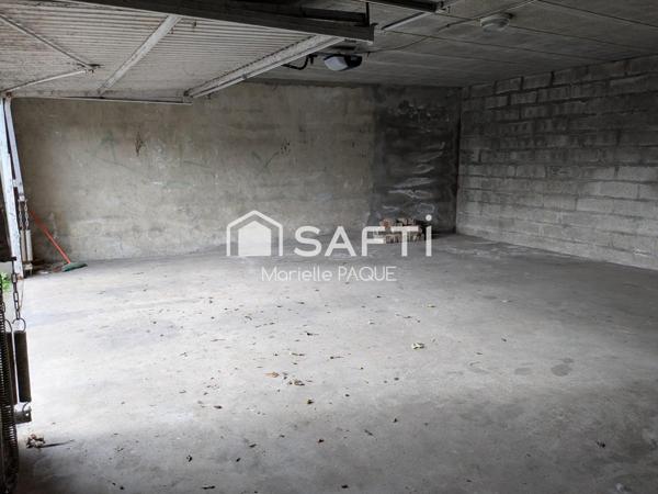 LOT DE 2 GARAGES SUR UNE PARCELLE DE 150M²