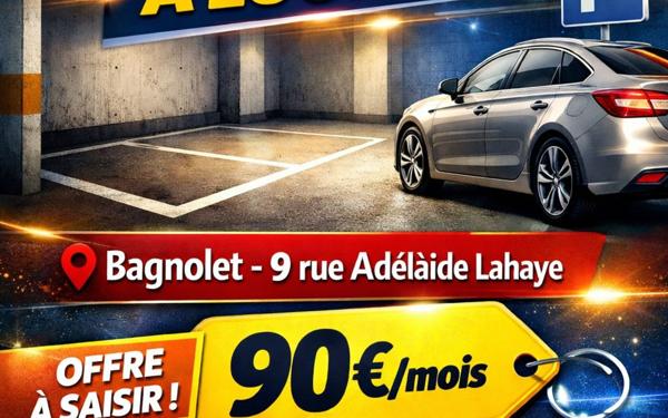Stationnement à louer    Bagnolet