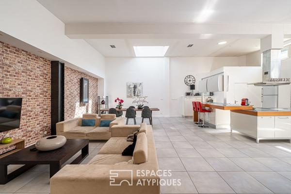 Loft rénové dans un ancier atelier de photographe