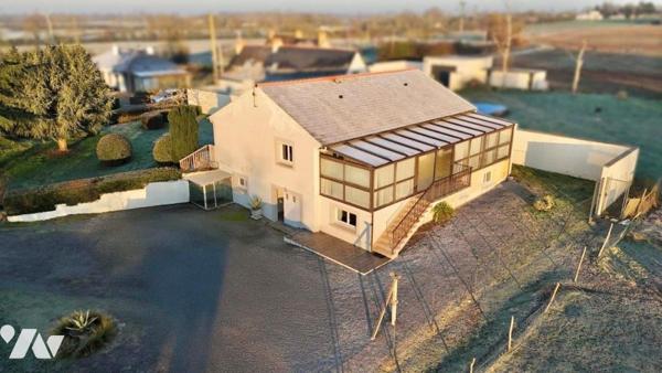 Pavillon 5 chambres sur 1391 m² de parcelle en campagne 