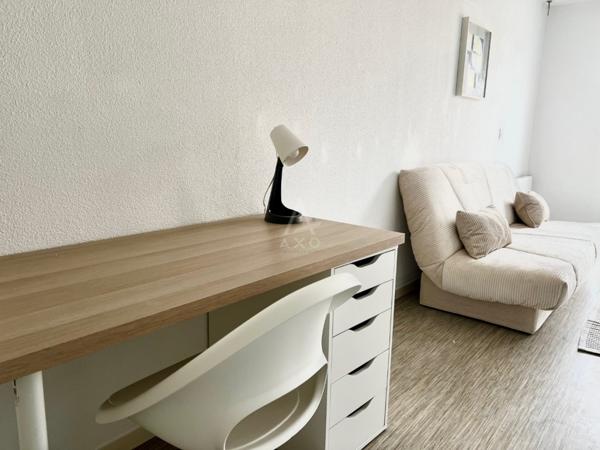 Cenon  Limite Bordeaux  Studio meublé de 31.58 m²  Résidence de 2015  Libre doccupation