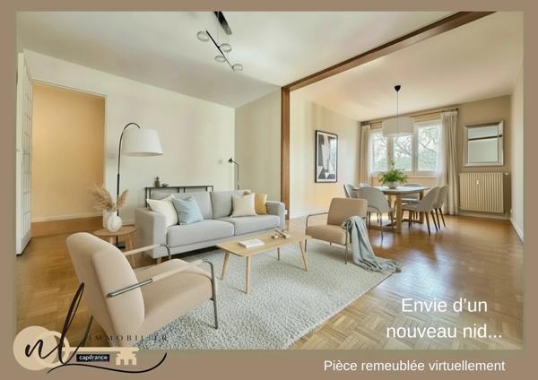 Appartement à vendre, LYON-Vaise, 3 pièces, garage, place de stationnement, cave