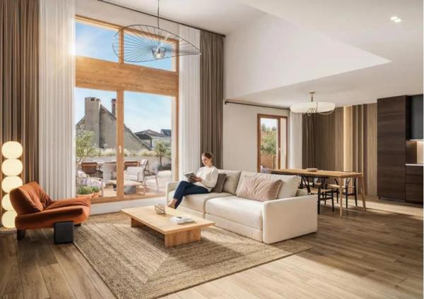 appartement 2 pièces avec terrasse et parking privatif à CHALON SUR SAONE (71)