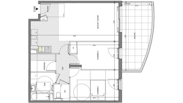 Appartement à vendre 3 pièces 68 m² Saint-Laurent-du-Var