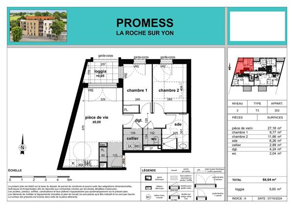 LA ROCHE SUR YON APPARTEMENT A VENDRE