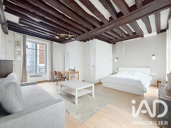 Location studio 37 m² Paris 4