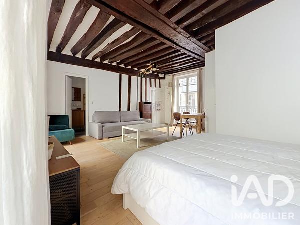 Location studio 37 m² Paris 4