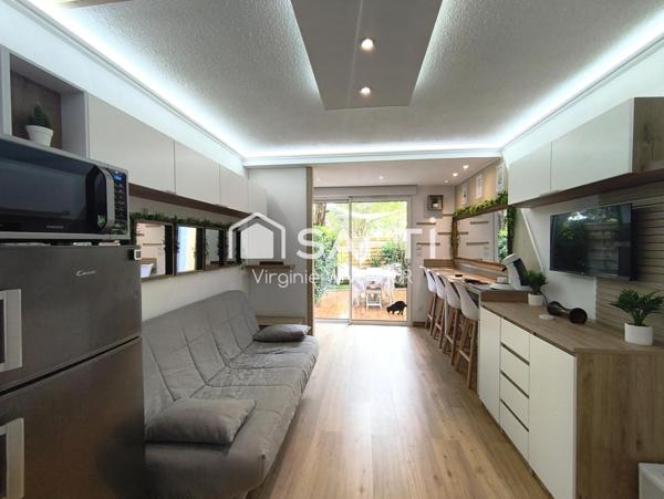 Studio en excellent état à 100 m de la plage
