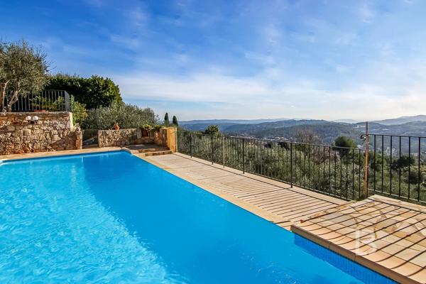 Belle villa provençale à vendre au calme avec vue mer