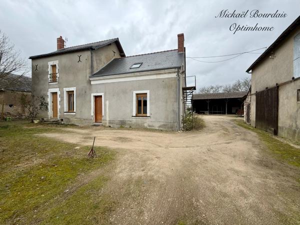 Maison familiale 4 chambres – 1 hectare de terrain – dépendances – Breil / Noyant-Villages