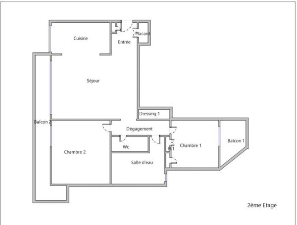 Appartement Coup de Cœur 70 m² – 3 pieces  – Parking – Cave – 3 Balcons – Le Perreux-sur-Marne