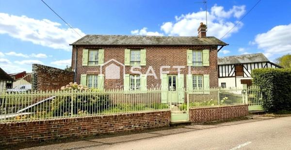 Maison augeronne en brique proche commerces