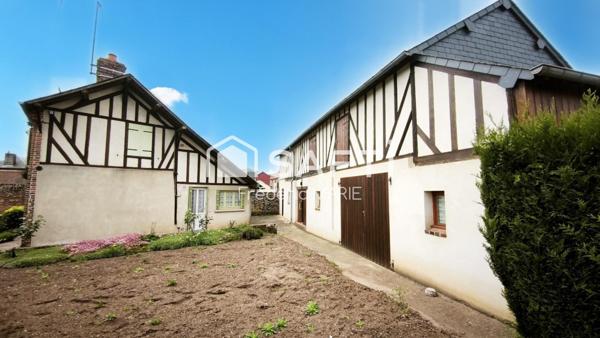 Maison augeronne en brique proche commerces