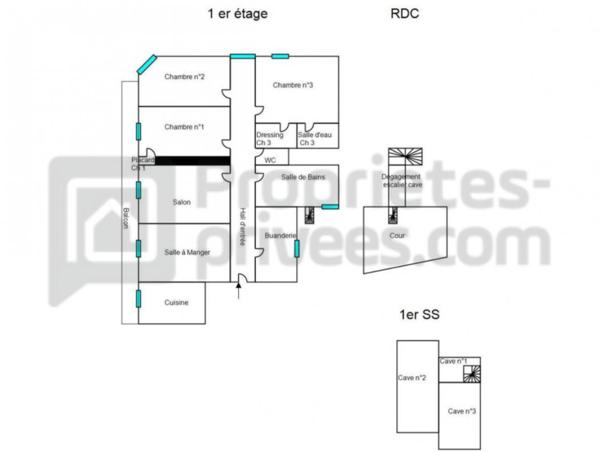 Appartement haussmannien de 154 m² , centre ville d'Orange