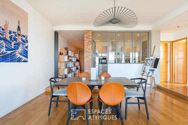 Location meublée : Appartement esprit new-yorkais 110 m²