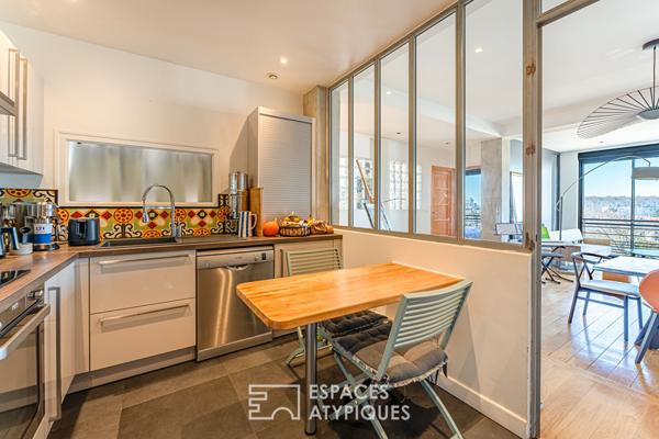 Location meublée : Appartement esprit new-yorkais 110 m²