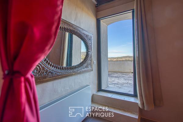 Ecrin de charme et sa vue panoramique au coeur de la cité médiévale