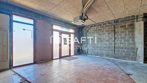 Local commercial plateau brut de 170 m²