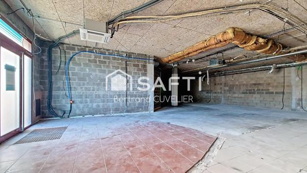 Local commercial plateau brut de 170 m²