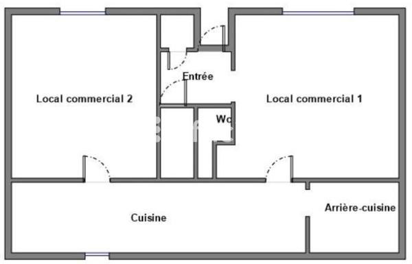 Local Commercial 2 pièces - 68 m² Exclusivité efficity