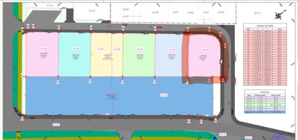Terrain Annezin 374 m² - Sud-Est