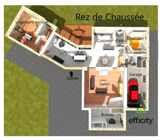 Maison 9 pièces - 200 m² Exclusivité efficity