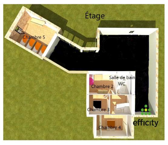 Maison 9 pièces - 200 m² Exclusivité efficity