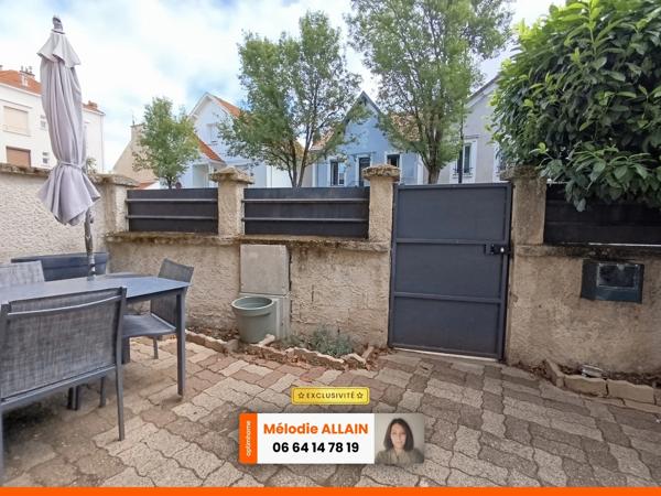 VICHY JEANNE D'ARC- MAISON DES ANNEES 40 AVEC COUR ET GARAGE-IDEAL INVESTISSEUR OU 1er ACHAT
