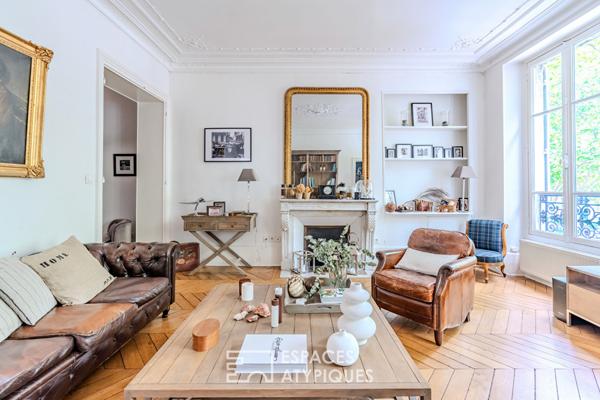 Appartement versaillais rénové en contemporain Notre Dame