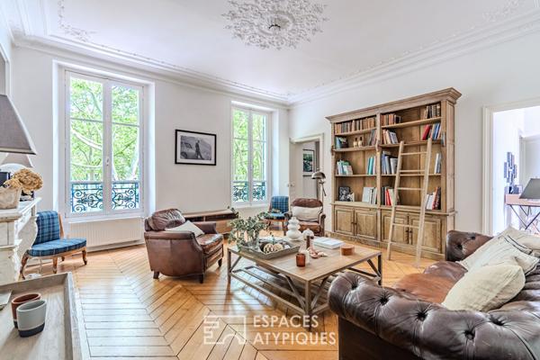 Appartement versaillais rénové en contemporain Notre Dame